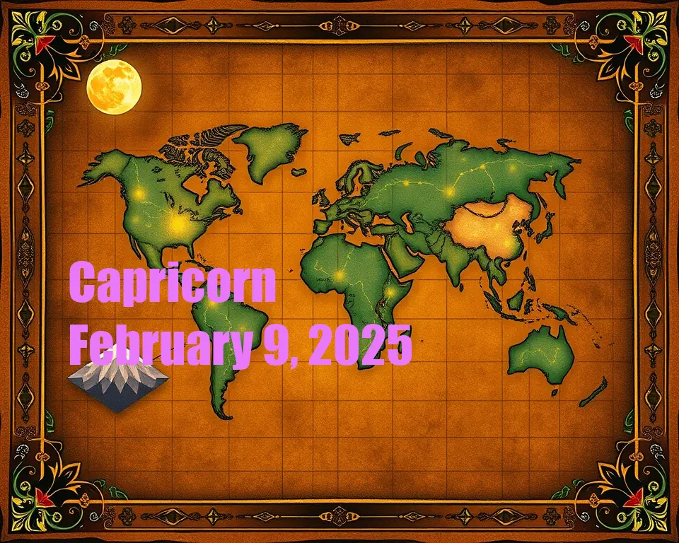 Capricorn - February 9, 2025