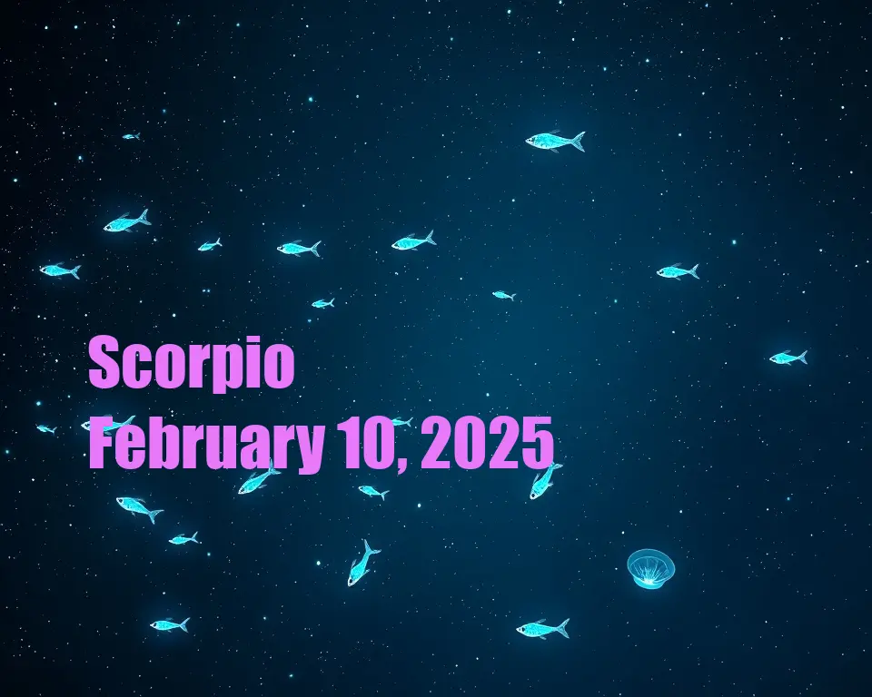 Scorpio - February 10, 2025