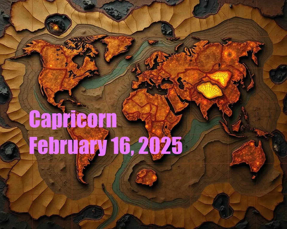 Capricorn - February 16, 2025