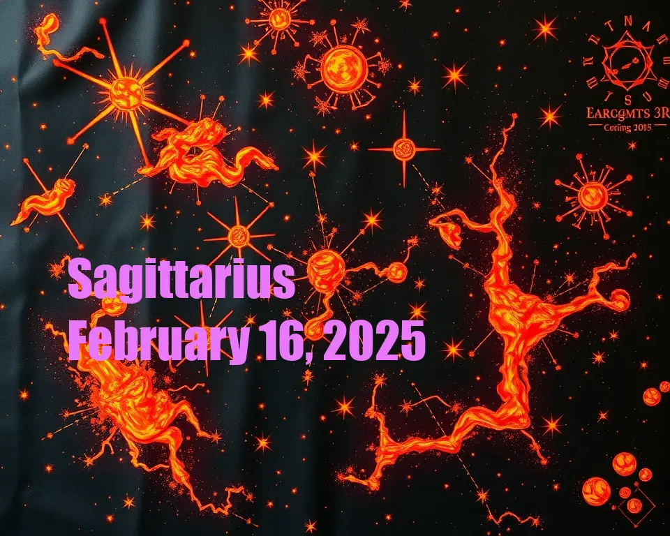 Sagittarius - February 16, 2025