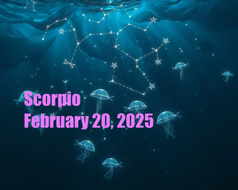 Scorpio - February 20, 2025