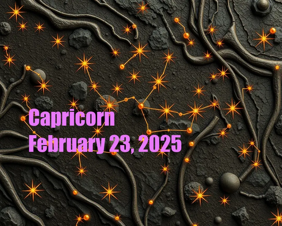 Capricorn - February 23, 2025