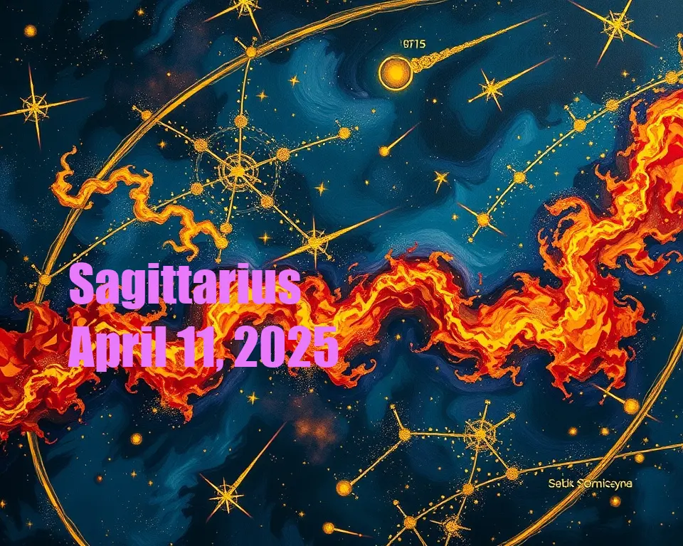 Sagittarius - April 11, 2025