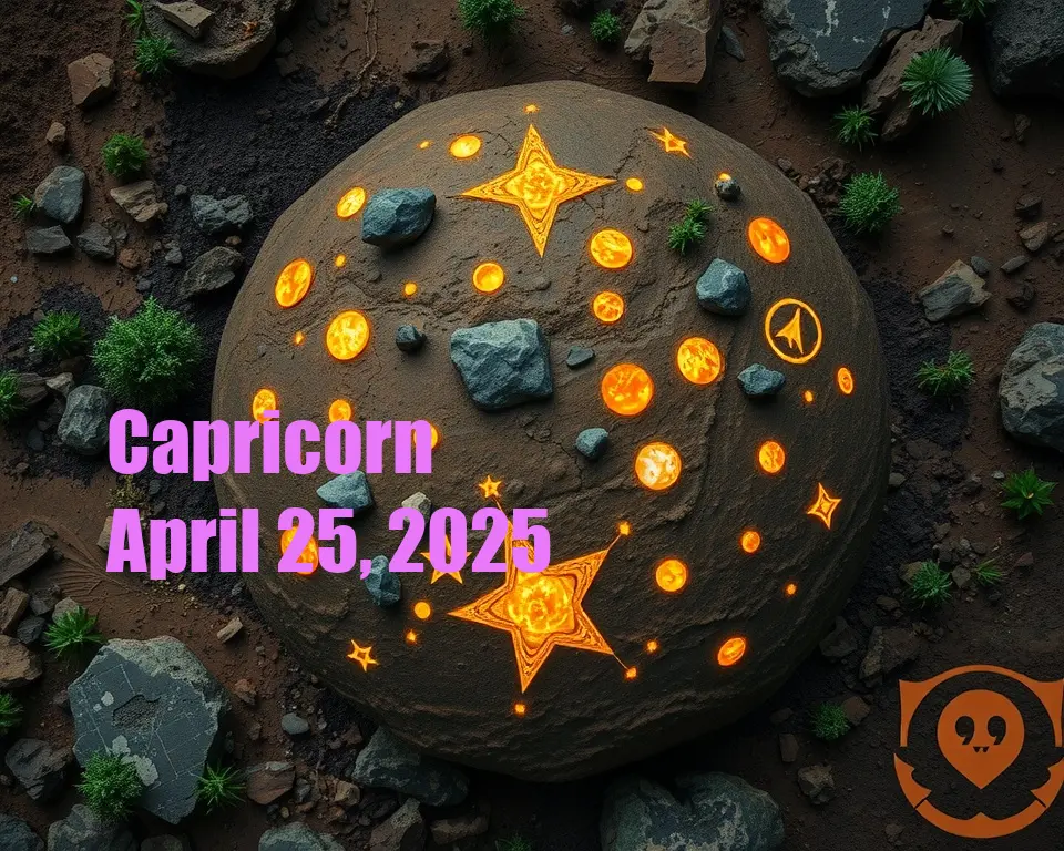 Capricorn - April 25, 2025