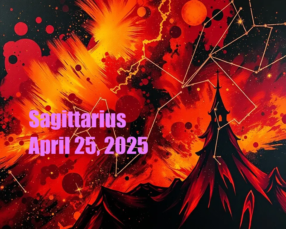 Sagittarius - April 25, 2025