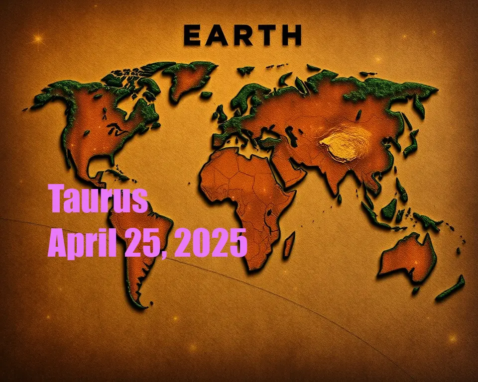 Taurus - April 25, 2025