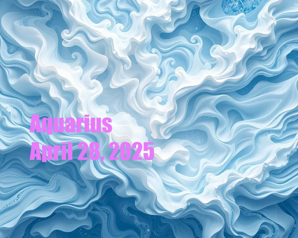 Aquarius - April 28, 2025
