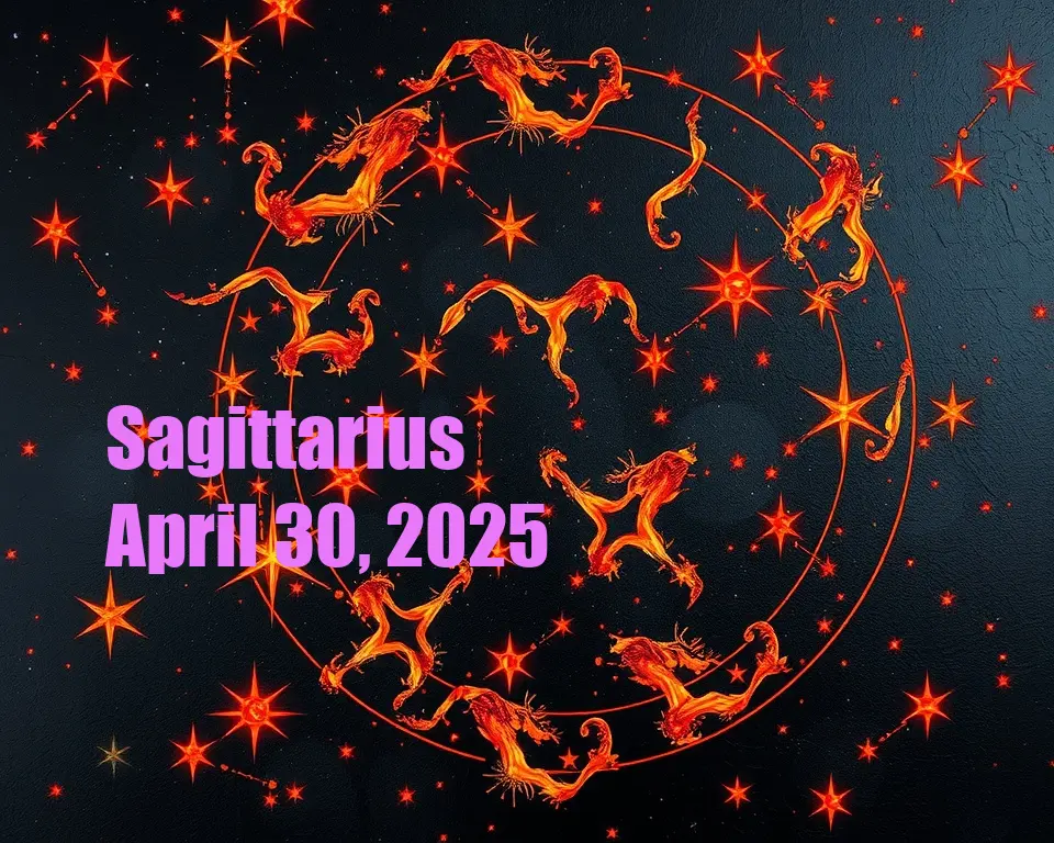 Sagittarius - April 30, 2025