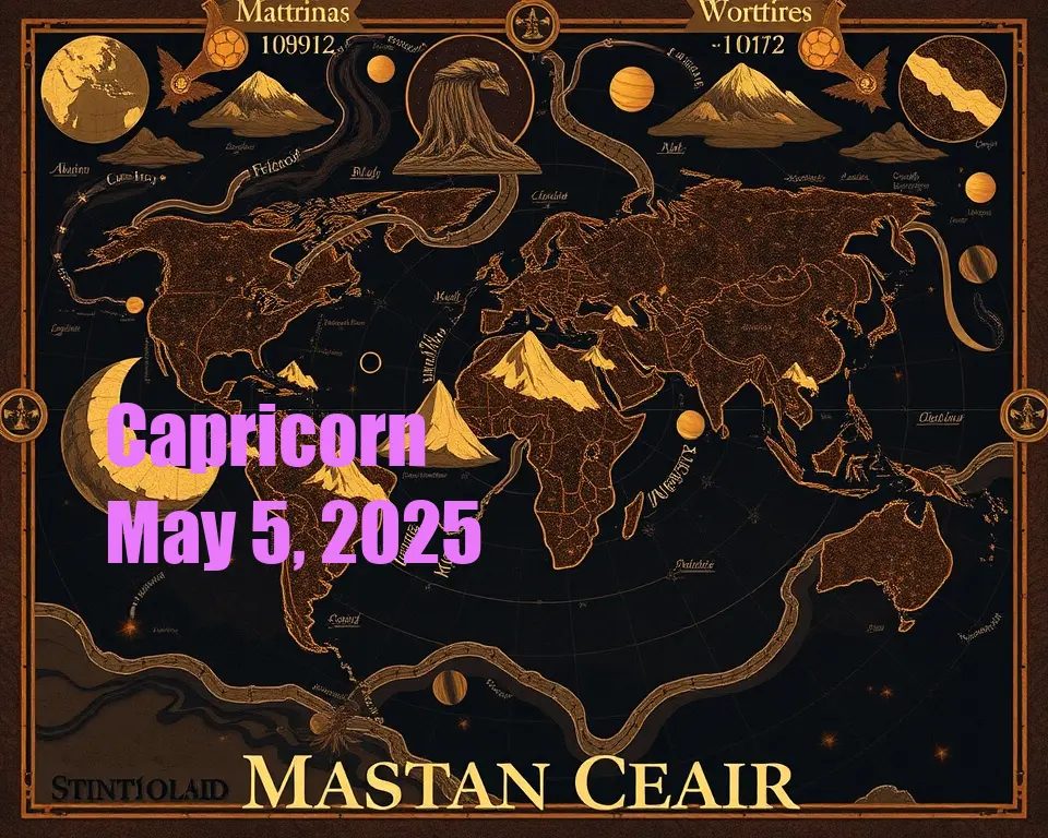 Capricorn - May 5, 2025