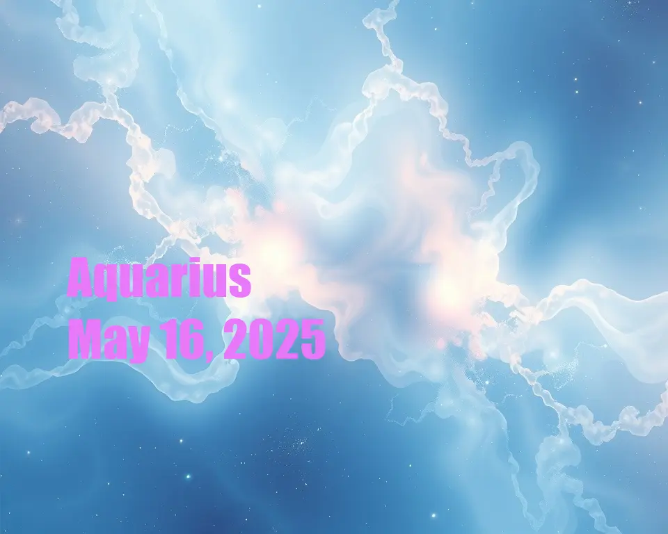 Aquarius - May 16, 2025