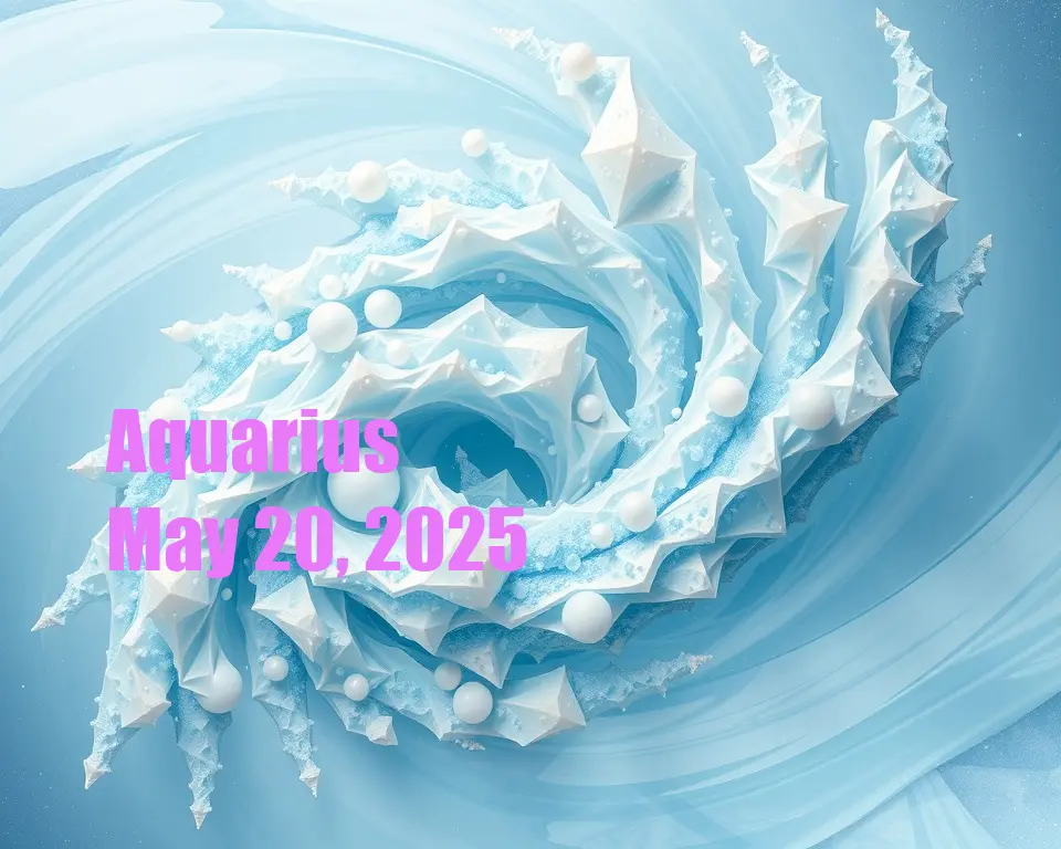 Aquarius - May 20, 2025