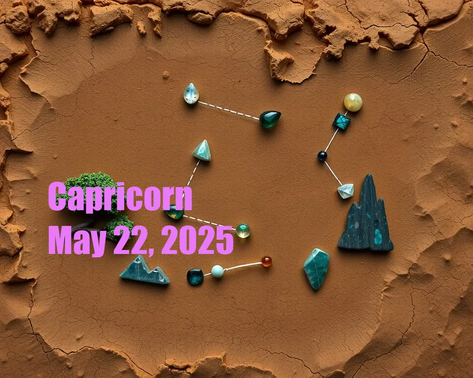Capricorn - May 22, 2025