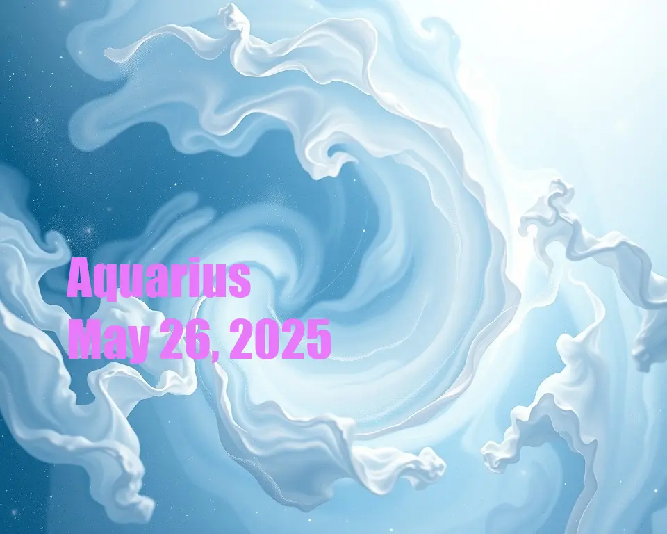 Aquarius - May 26, 2025