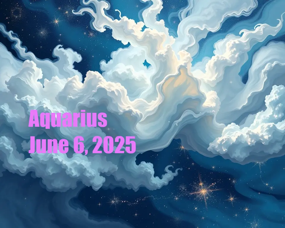 Aquarius - June 6, 2025
