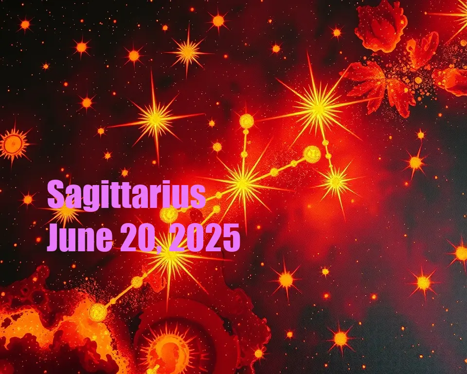 Sagittarius - June 20, 2025