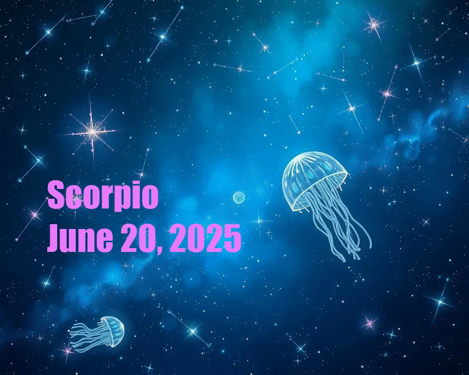 Scorpio - June 20, 2025