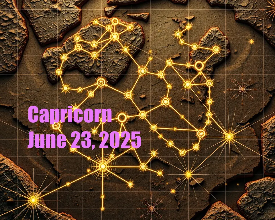 Capricorn - June 23, 2025