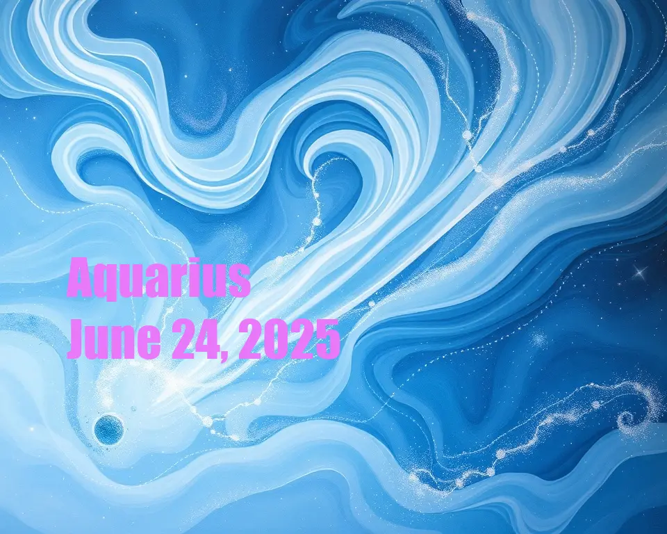 Aquarius - June 24, 2025