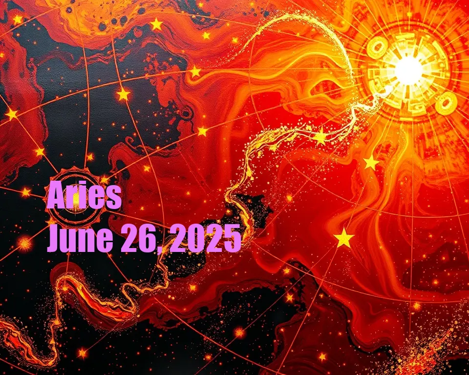Aries - June 26, 2025