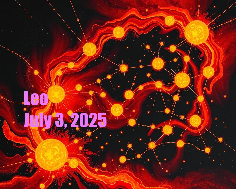 Leo - July 3, 2025