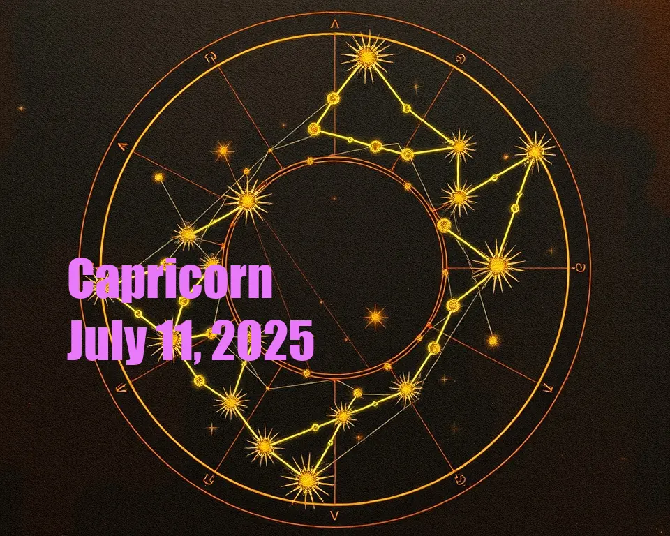 Capricorn - July 11, 2025