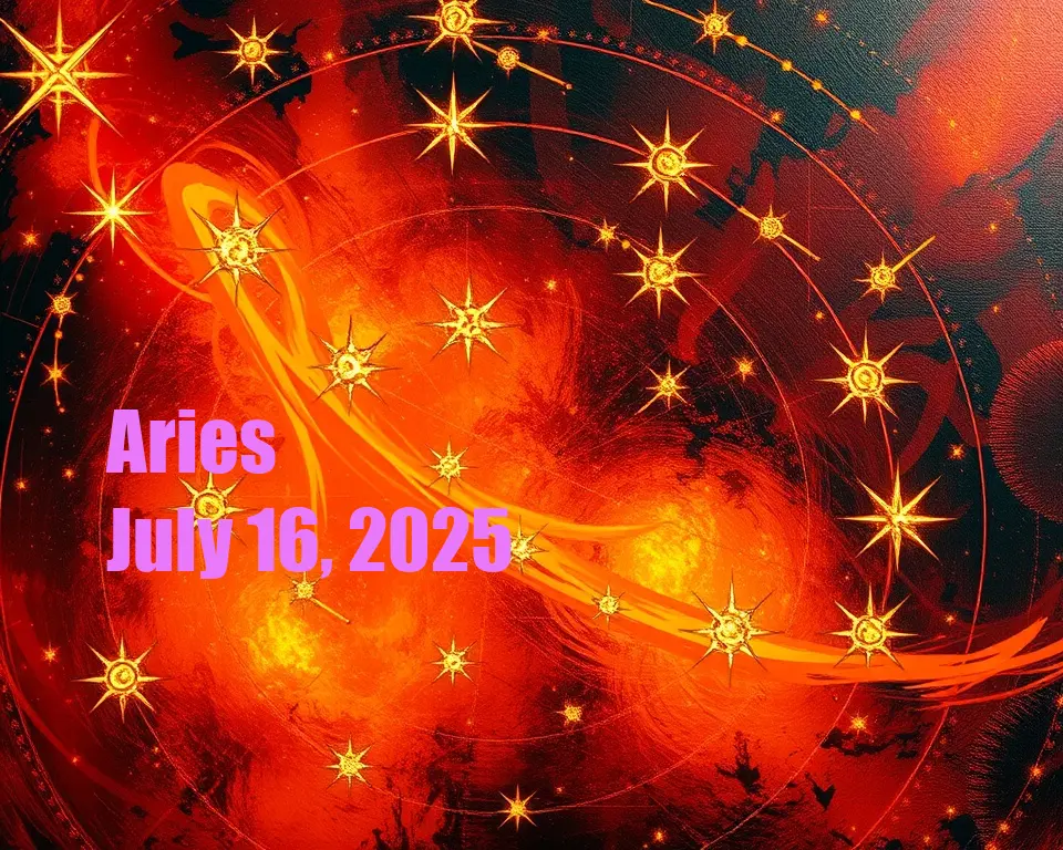 Aries - July 16, 2025