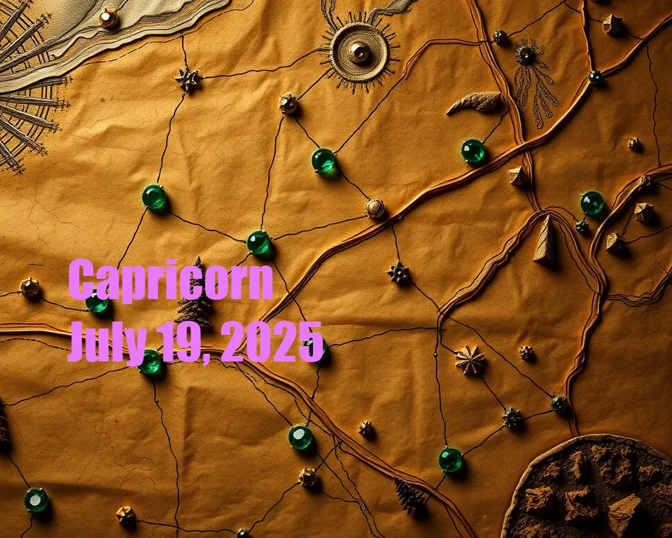 Capricorn - July 19, 2025