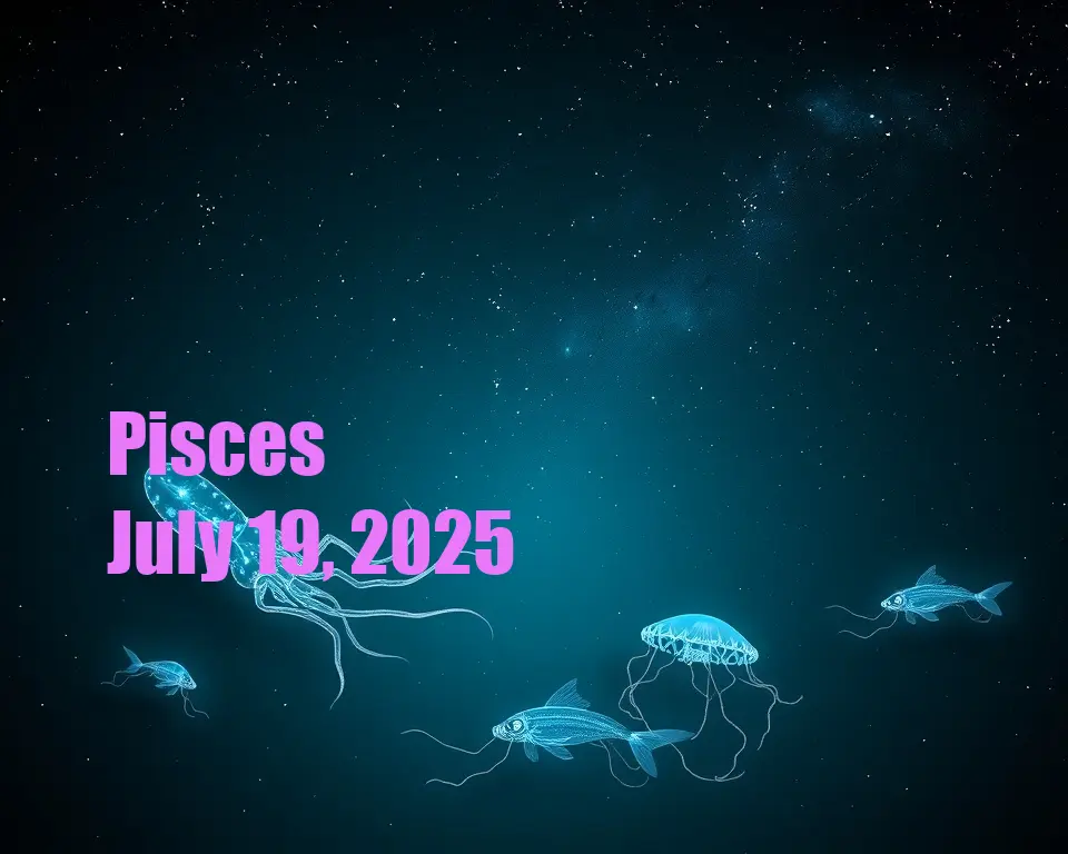 Pisces - July 19, 2025