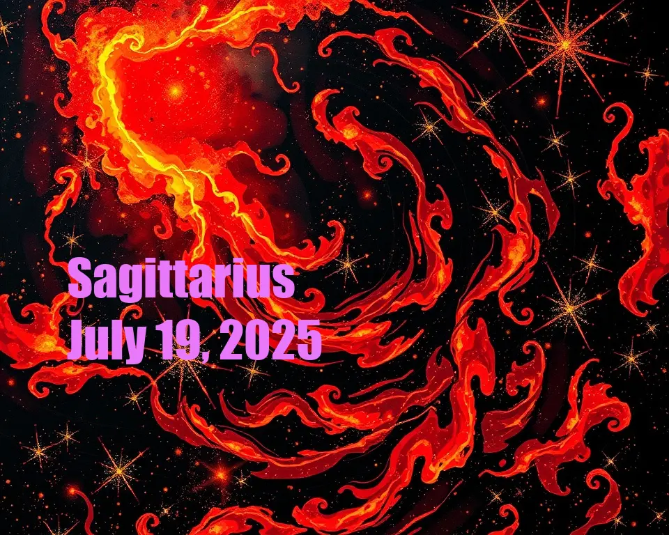 Sagittarius - July 19, 2025