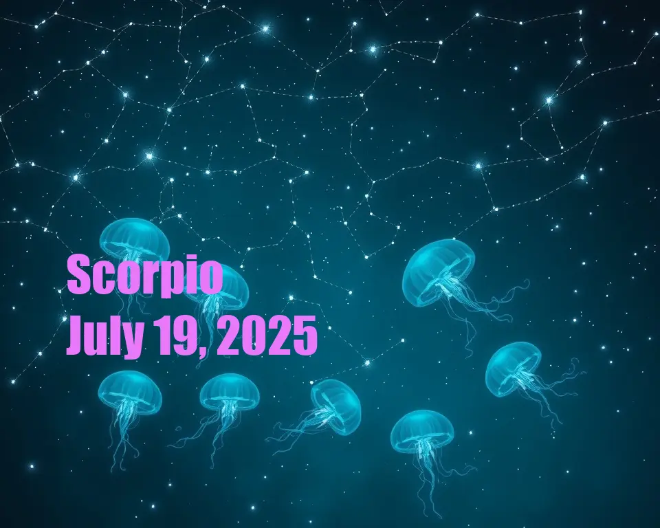 Scorpio - July 19, 2025