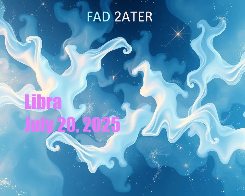Libra - July 20, 2025