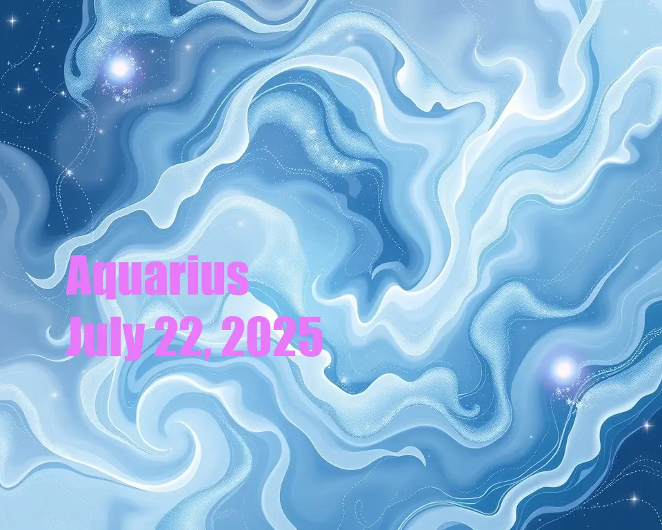 Aquarius - July 22, 2025