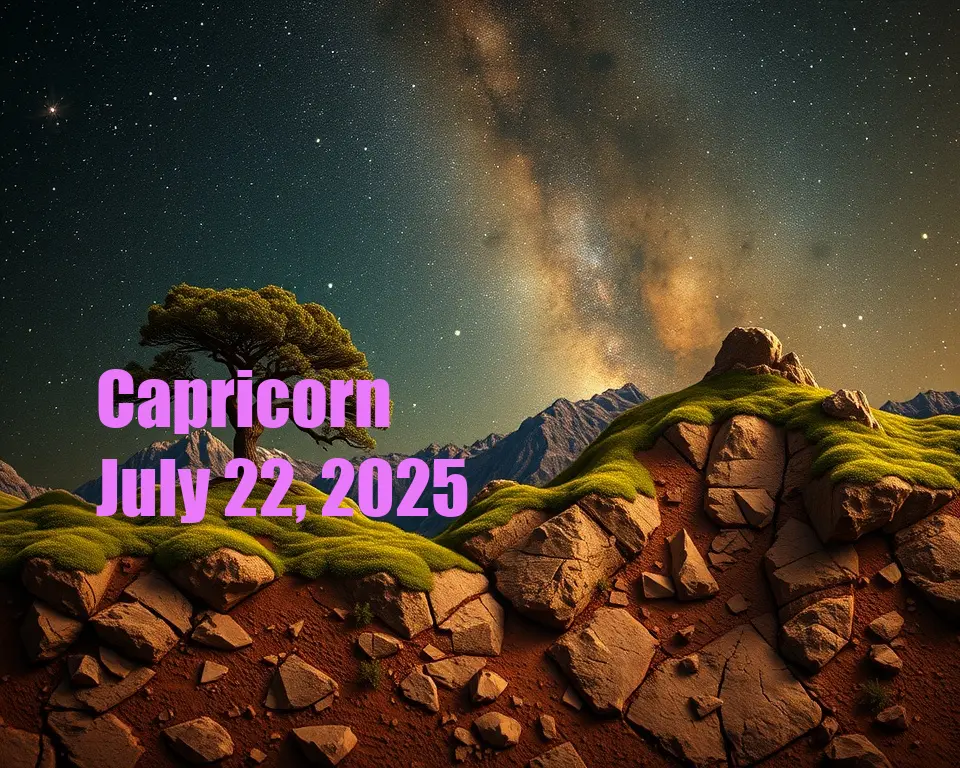 Capricorn - July 22, 2025
