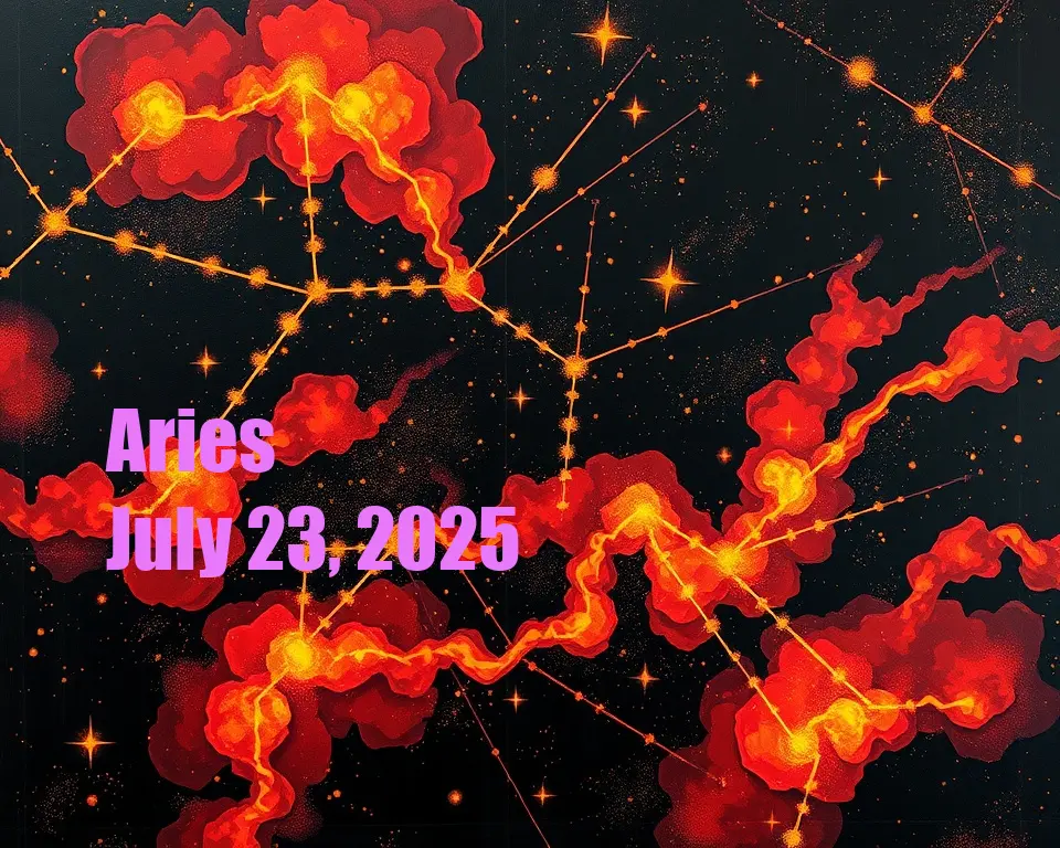 Aries - July 23, 2025