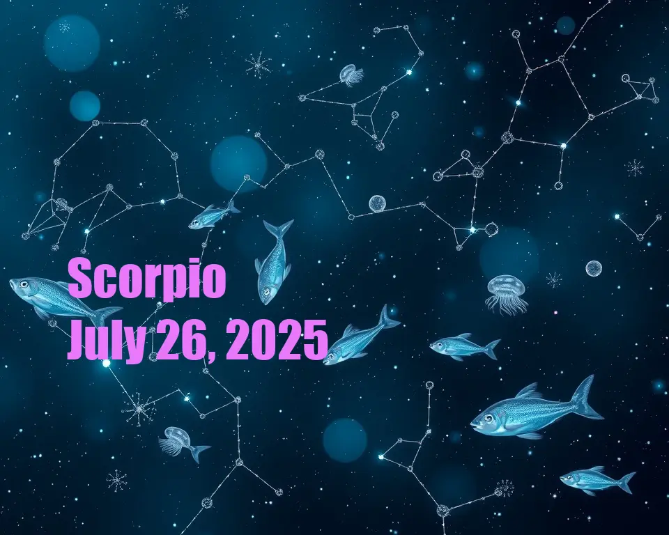 Scorpio - July 26, 2025