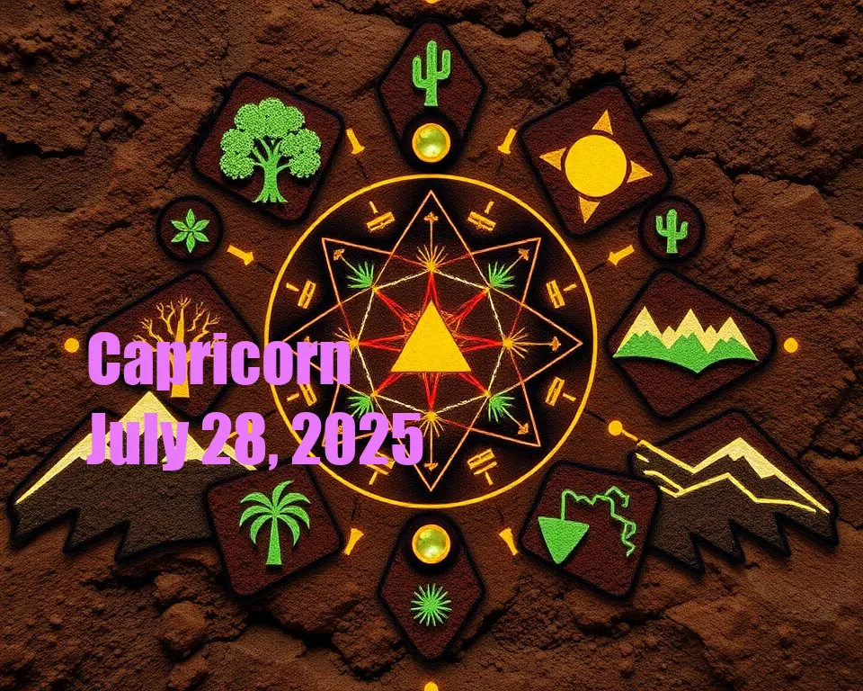 Capricorn - July 28, 2025