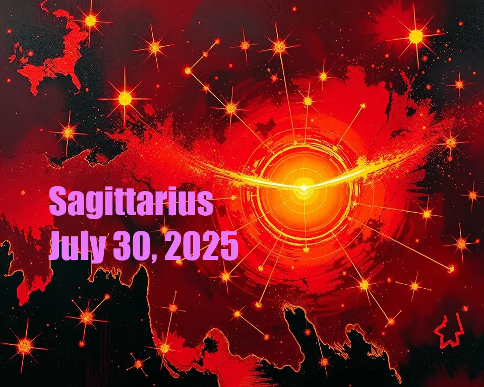 Sagittarius - July 30, 2025