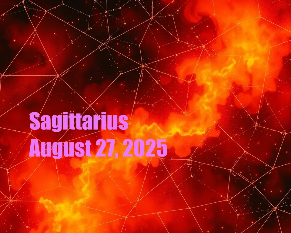 Sagittarius - August 27, 2025