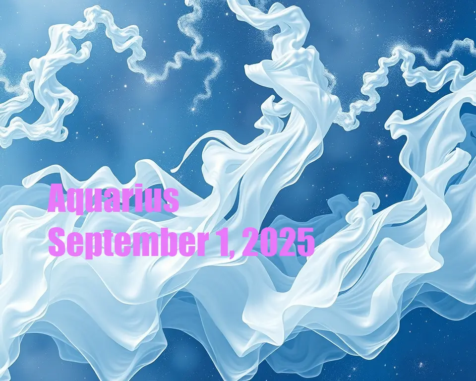 Aquarius - September 1, 2025