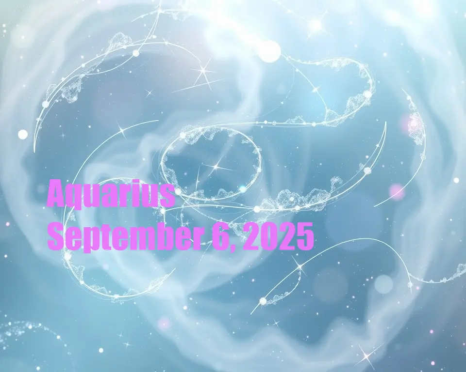 Aquarius - September 6, 2025