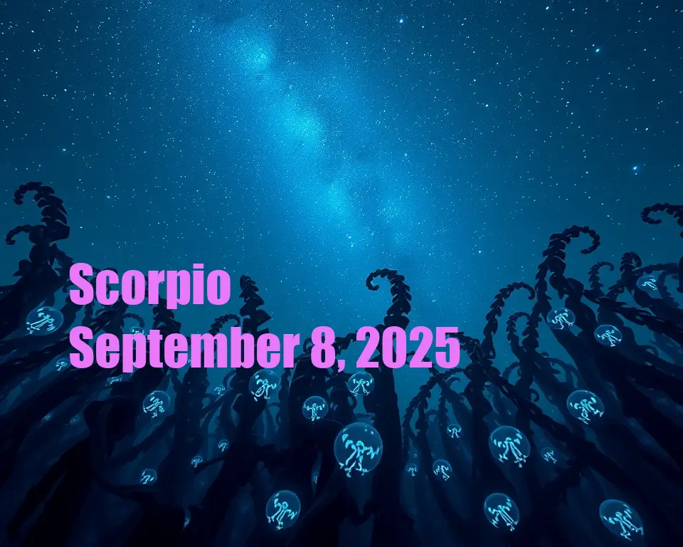 Scorpio - September 8, 2025