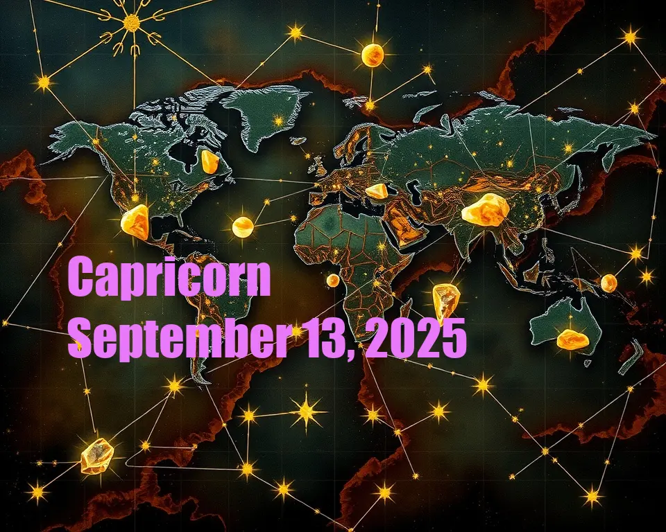 Capricorn - September 13, 2025