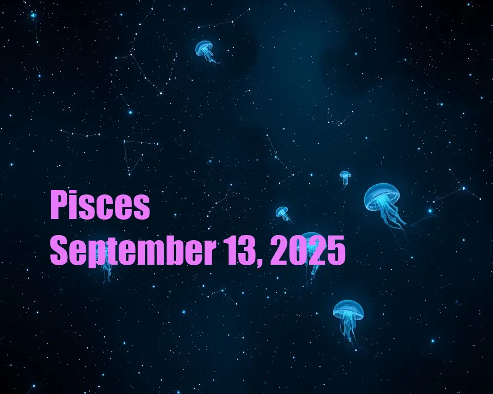Pisces - September 13, 2025