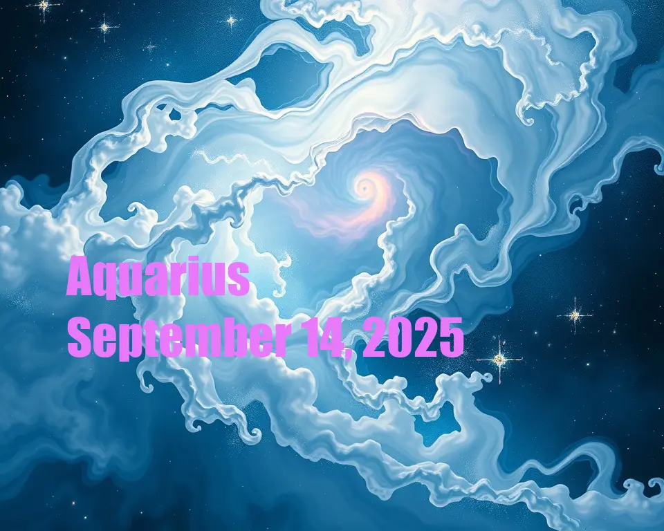 Aquarius - September 14, 2025