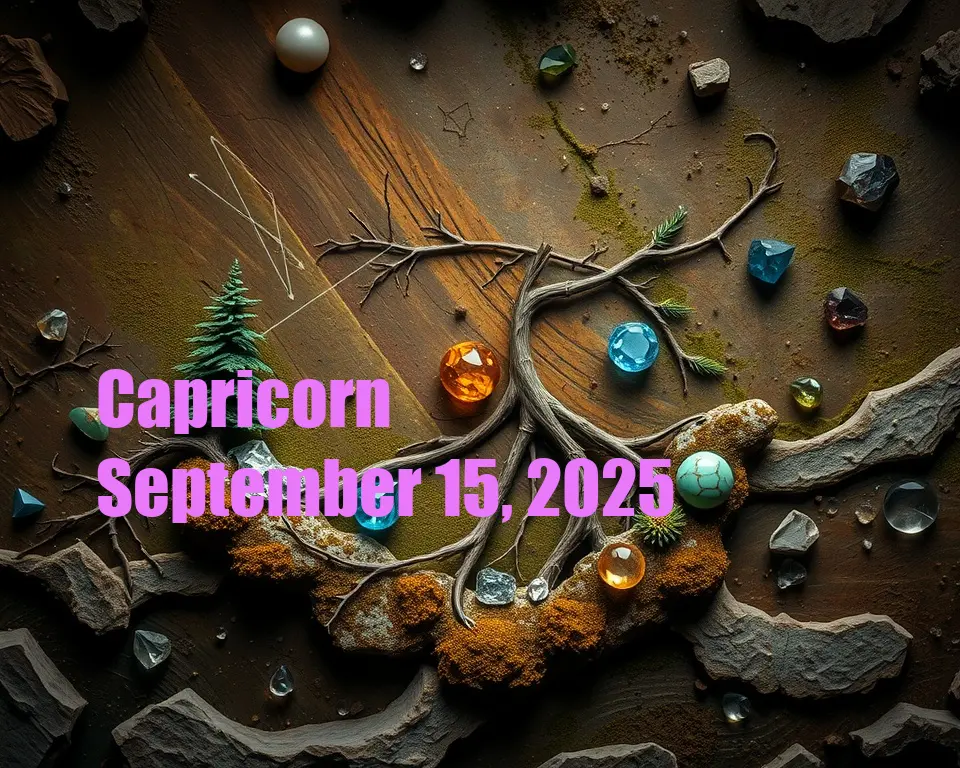 Capricorn - September 15, 2025