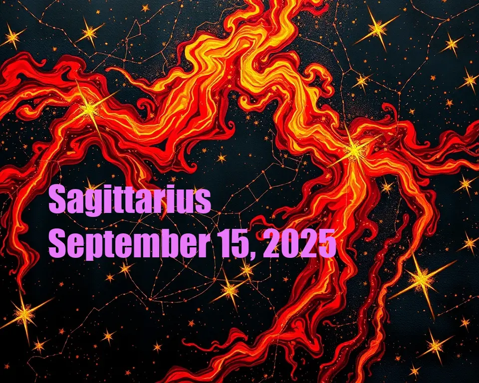 Sagittarius - September 15, 2025