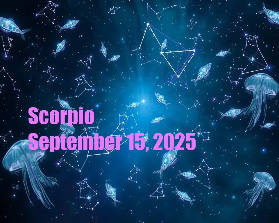 Scorpio - September 15, 2025