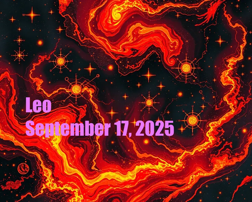 Leo - September 17, 2025