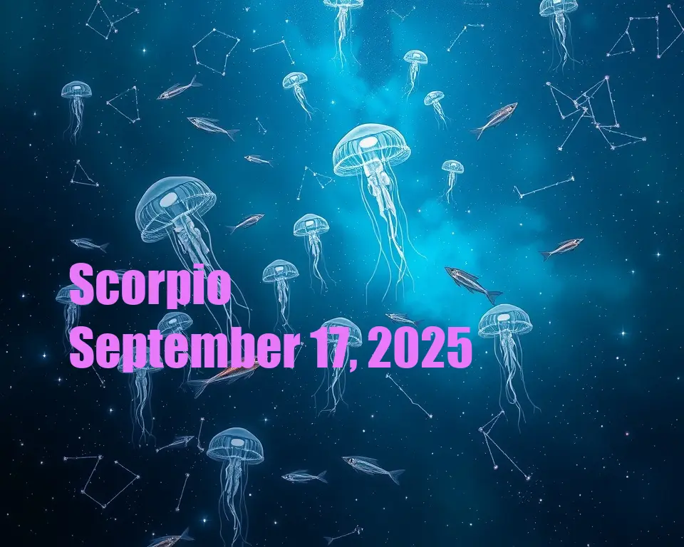Scorpio - September 17, 2025