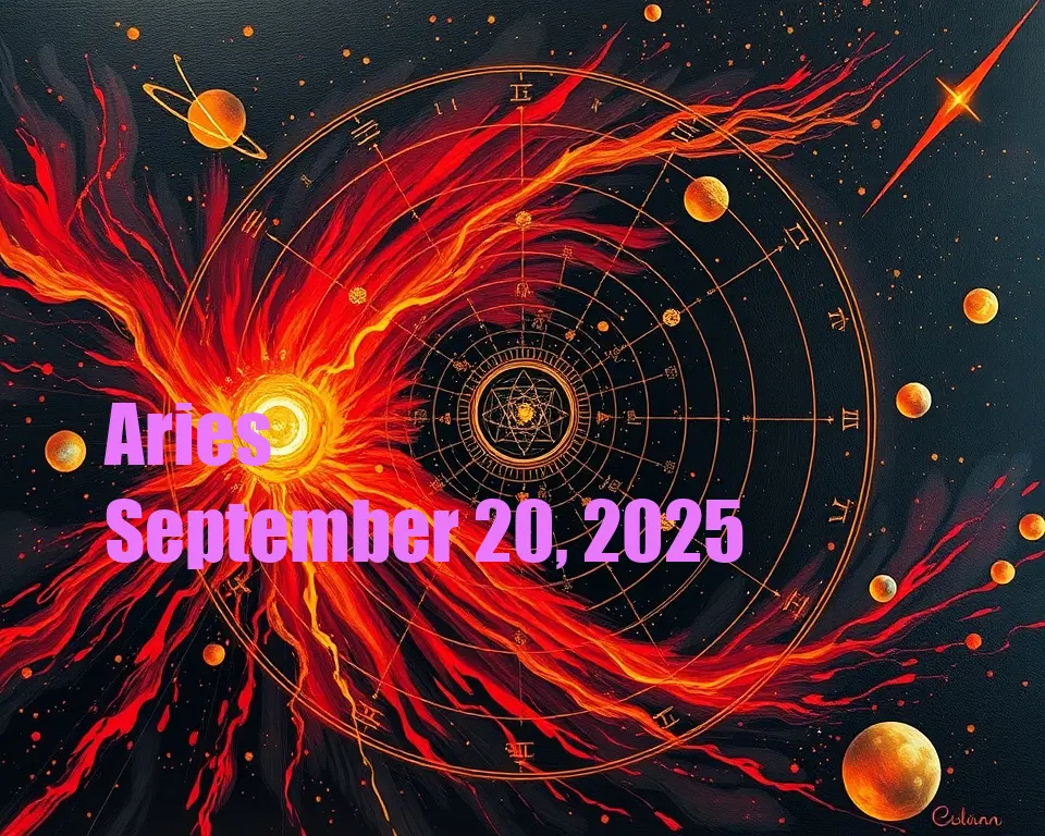 Aries - September 20, 2025